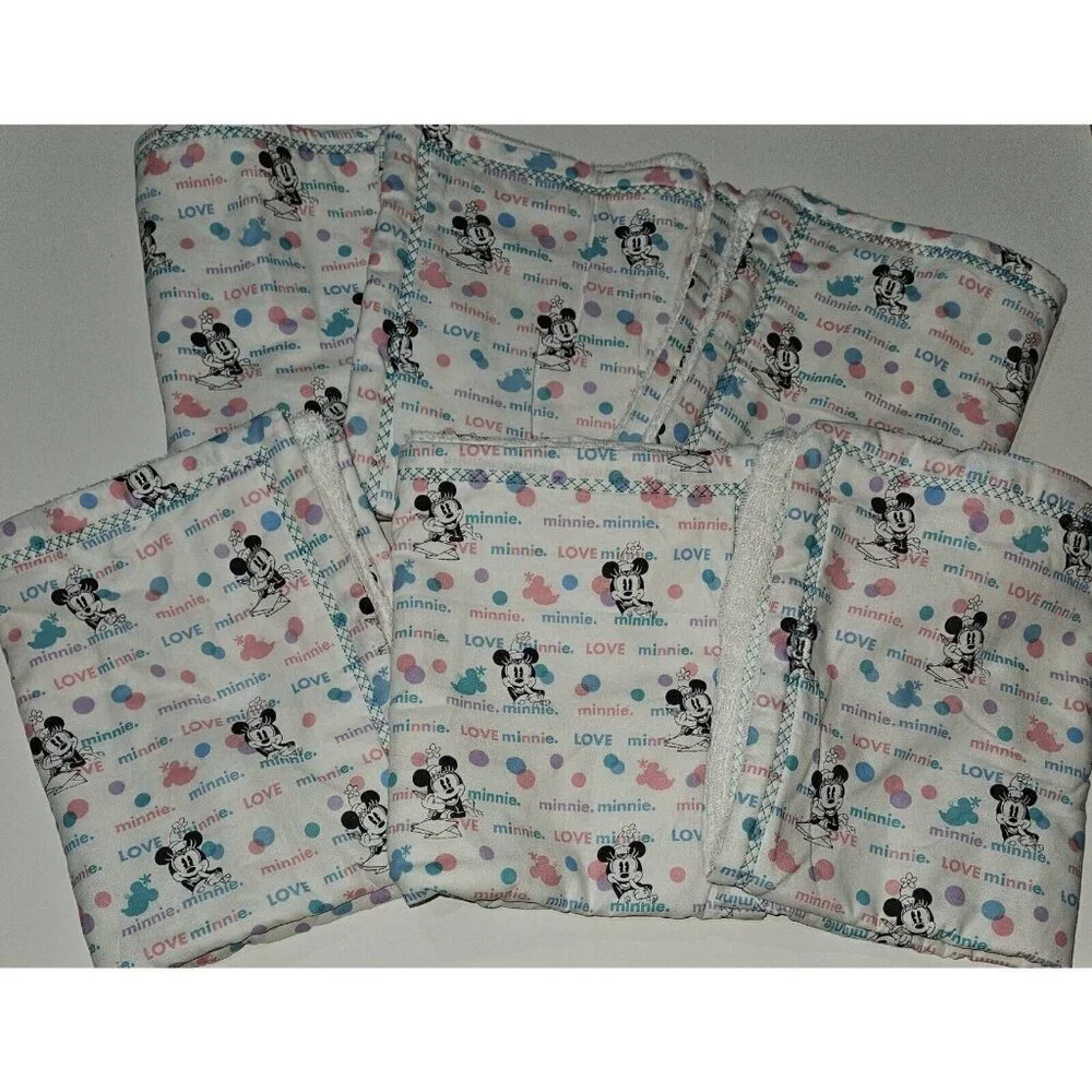 6 Handmade Minnie Mouse Hand Towels 16